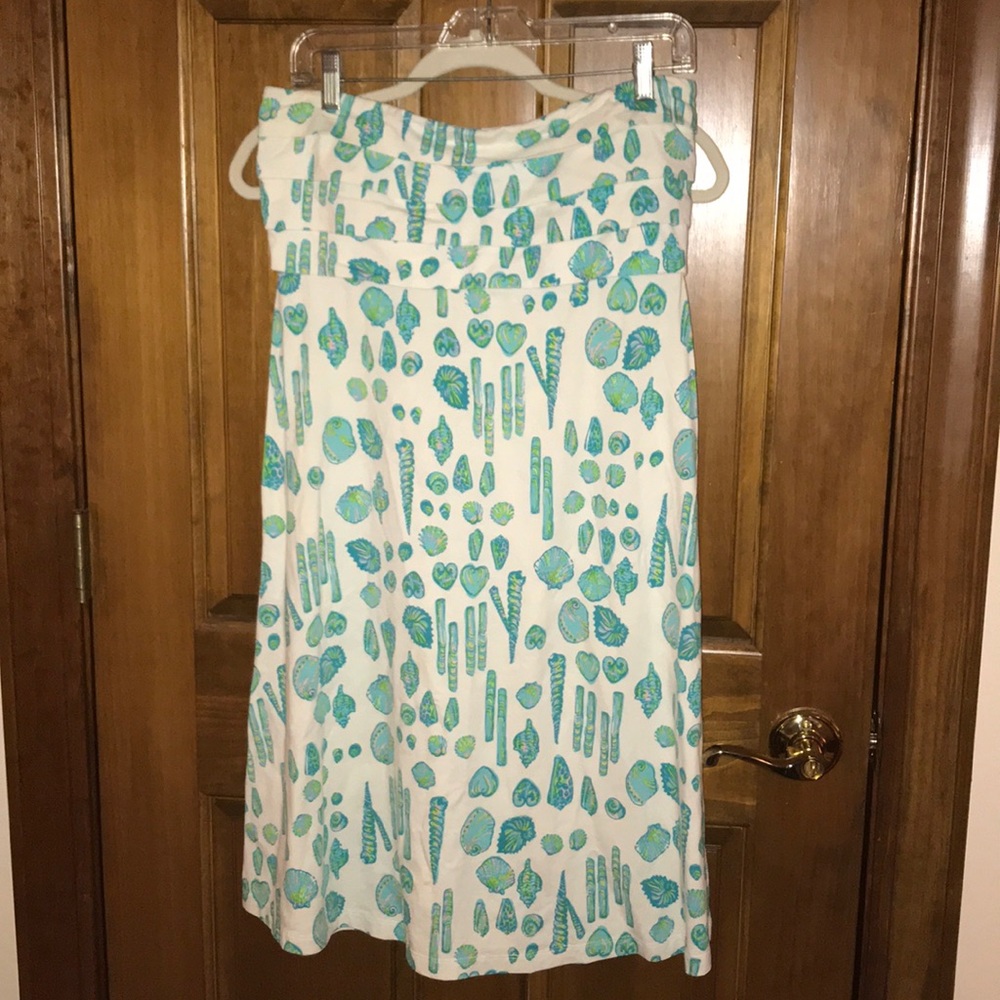 Lilly Pulitzer strapless dress